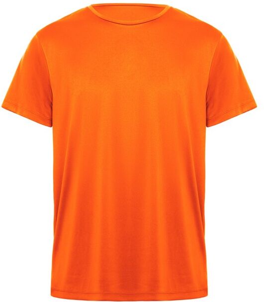 T-shirt technique manches courtes publicitaire en polyester recyclé Daytona S Orange Fluo