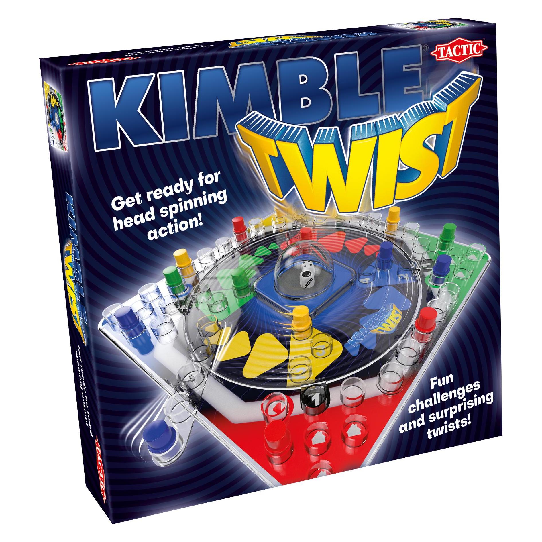Tactic Kimble Twist (Dänisch, Deutsch, Englisch, Finnisch, Französisch, Norwegisch, Polnisch, Schwedisch, 2 - 4 Spieler) (55926)