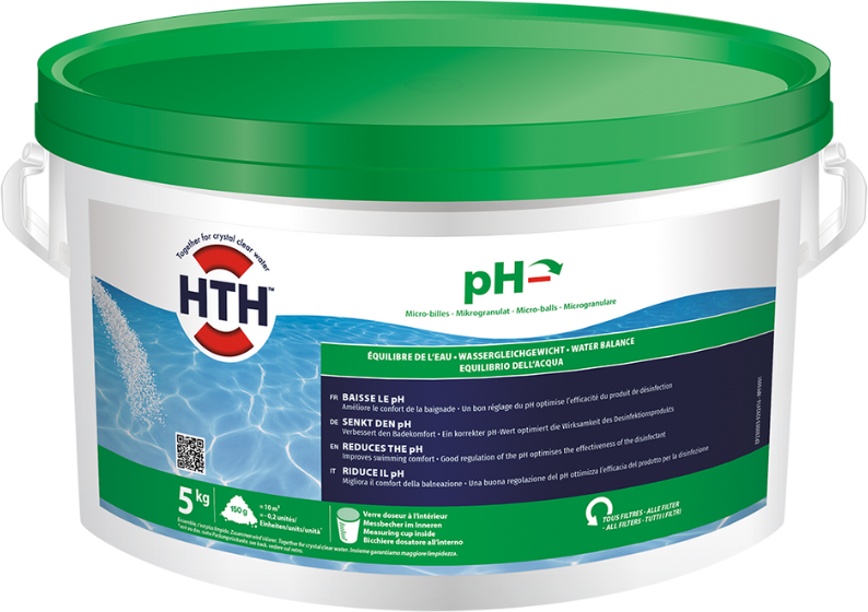 Correcteur de pH hth® MOINS micro-billes - 5 kg