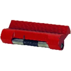 Rohrspannbacke 160mm - rot