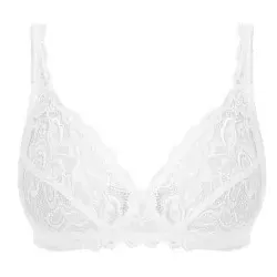 Wacoal BH Elgantine Non Wired Bra Weiß D 70 Damen