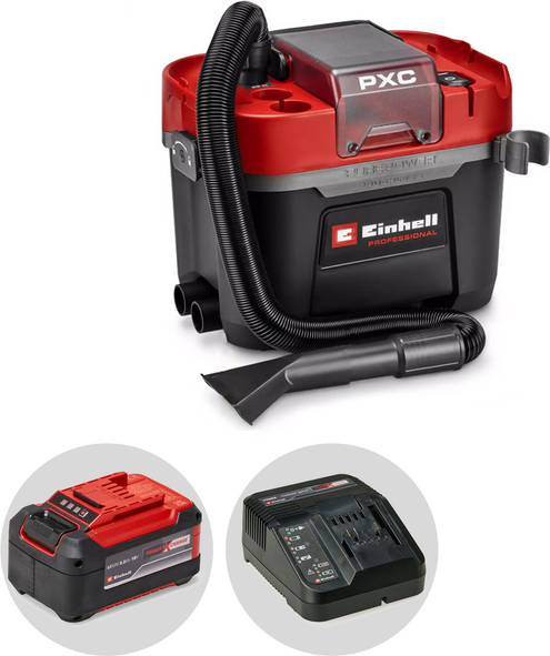 Einhell TP-VC 18/10 Li BL - Aspirateur multifonction à batterie - 18 V 5,2 Ah