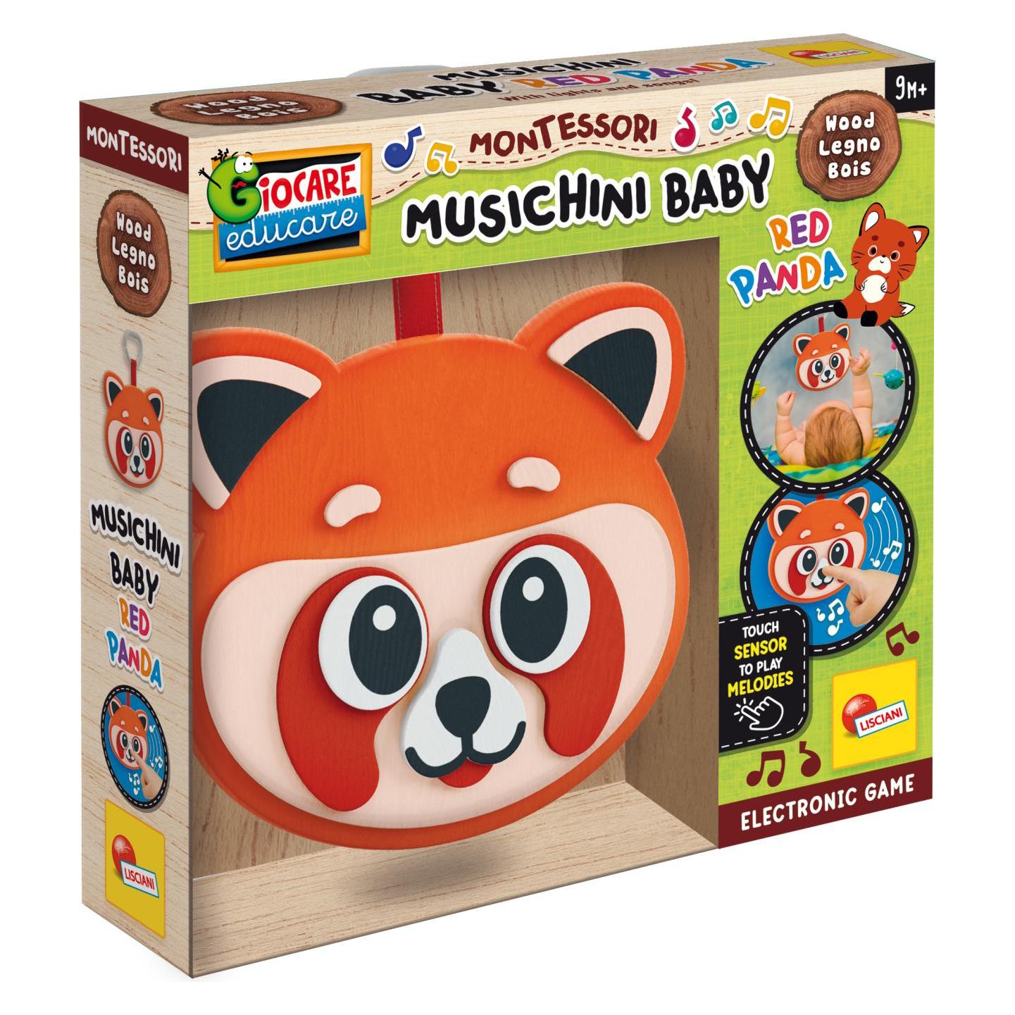 Lisciani Montessori Wood Musichini Red Panda (304-105427)
