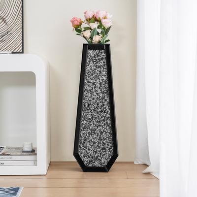 SHYFOY Glam Tall Crushed Diamond Floor Vase