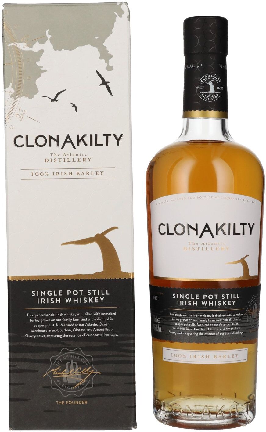Clonakilty Whiskey Clonakilty Single Pot Still Irish Whiskey 46% Vol. 0,7l in Geschenkbox