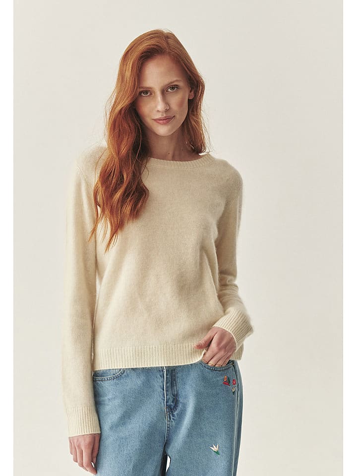 TATUUM Wollpullover "Bella" in Creme - M