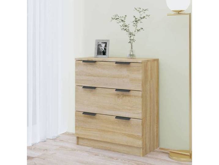 Commode/Buffet contemporain chêne sonoma 60x30x70 cm Bois d'ingénierie LL0000142248