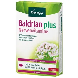 KNEIPP Baldrian plus Nervenvitamine 40 St