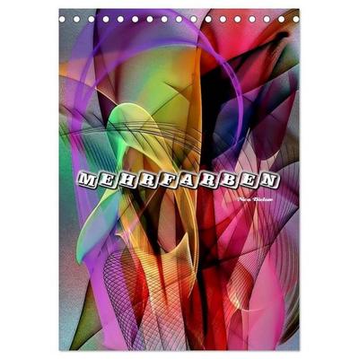 Mehrfarben von Nico Bielow (Tischkalender 2027 DIN A5 hoch), CALVENDO Monatskalender