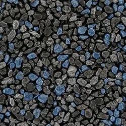 Terralith Metallic - Steinteppich WAND -metallic mix 302- für 1 qm