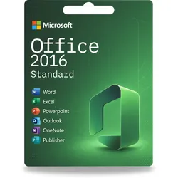 Microsoft Office 2016 Standard 32/64 Bit (Home & Business)