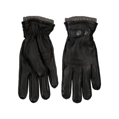 Lederhandschuhe LINDBERGH "Handschuhe", Herren, Gr. XL, schwarz, Obermaterial: 100% Leder. Futter: 100% Polyester. Füllung: 100% Polyester, Handschuhe