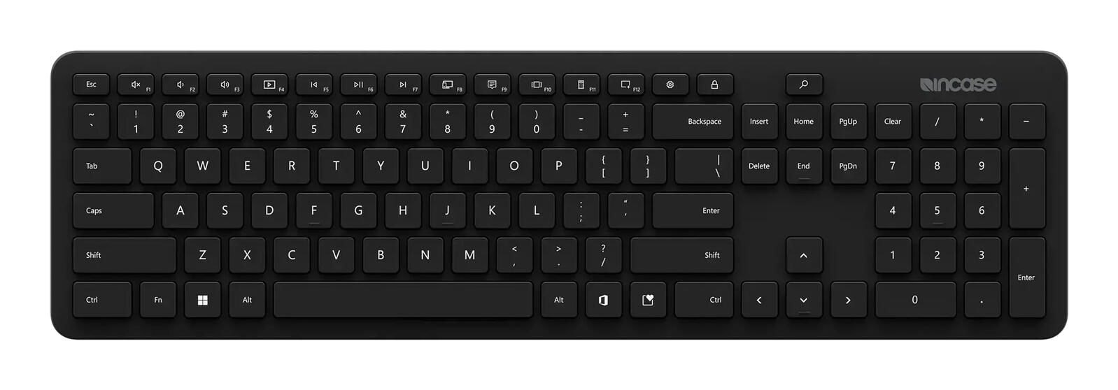 Incase Designed by Microsoft kabellose Tastatur schwarz QSZ-00006