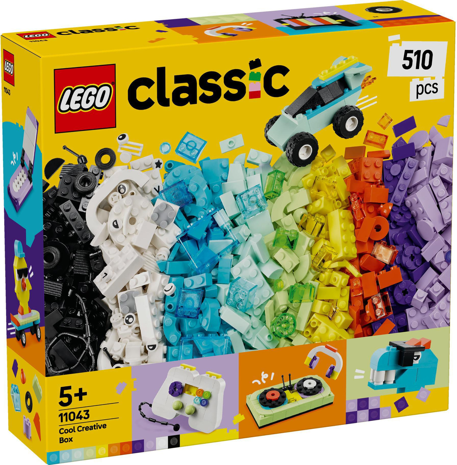 LEGO Classic Creatieve Bouwset met 510 onderdelen voor kinderen vanaf 5 jaar