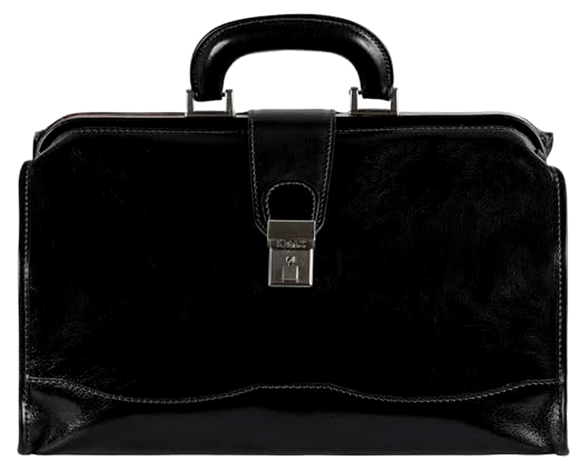 Arzttasche aus Leder im Vintage-Design - Aktentasche für Damen und Herren