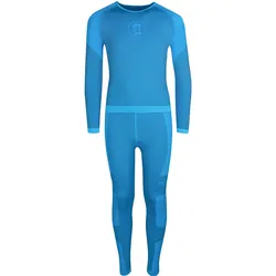 Trollkids, Unisex, Funktionsshirt, Hemsedal Unterwäsche Set (140), Blau, 140
