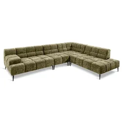 designwerk Ecksofa Liam Stoff Bronzo