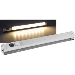 ChiliTec LED Unterbauleuchte mit Bewegungsmelder Batteriebet., 9 SMD LEDs, 80lm, warmweiß