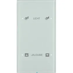 Berker Touch-Sensor 2-fach Glas polarweiß 75142150