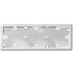 Legrand 771098 Aufputz Gehäuse 3-fach waagerecht Galea ultraweiß
