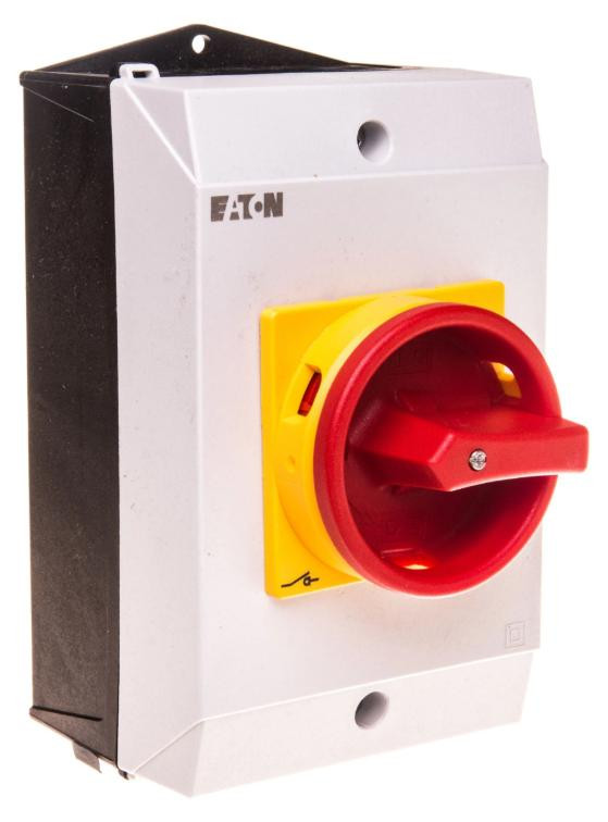 Eaton P1-32/I2/SVB/N 207319 Hoofdschakelaar 32A, inbouwmodel, 3-polig + nul, met noodstopfunctie