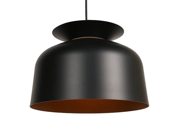 Suspension Skandina 35 x 25cm Noir Aluminium thermopoudré E27