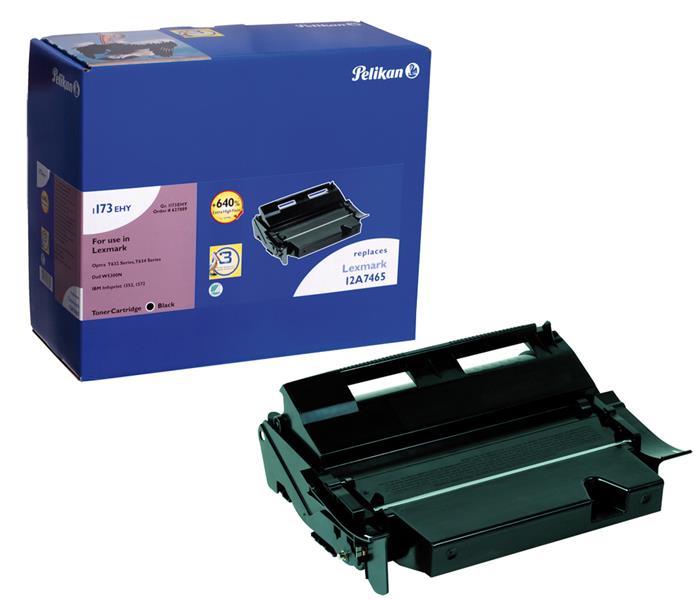 Pelikan Toner Lexmark 12A7365 Black, 32000 Seiten, Schwarz