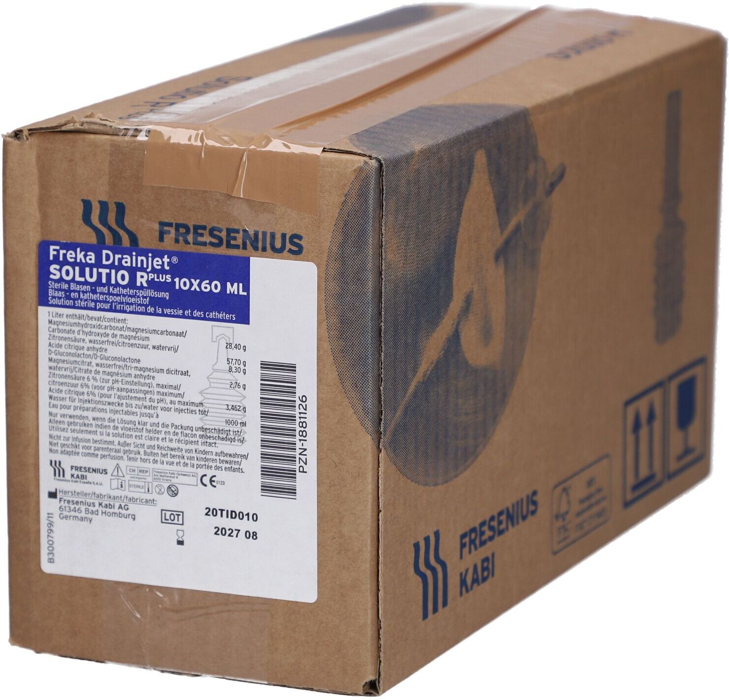Freka Drainjet Solutio R Plus Flasche 10x60 ml Flaschen