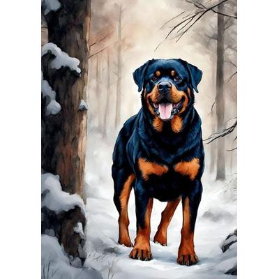 Hund Notizbuch Winterzeit Weihnachten Rottweiler mit 55 lustigen Motivationssprüchen Lebensweisheiten Hundeliebe Geschenk Rottie Hunde, Taschenbuch