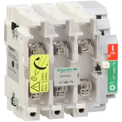 Schneider Electric GS1KD3 Gesicherter Trennschalter-Sockel GS1 3p 3 F, NFC, 125A