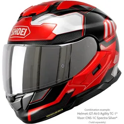 Shoei GT-Air 3 Agility, Integralhelm - Rot/Schwarz/Weiß - L