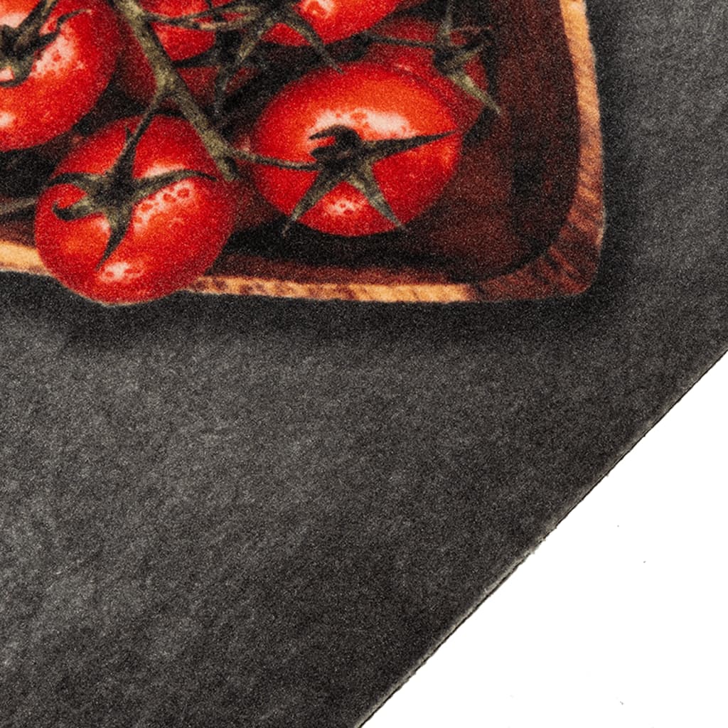 vidaXL Tapis de cuisine lavable texte Cooking 60x300 cm velours