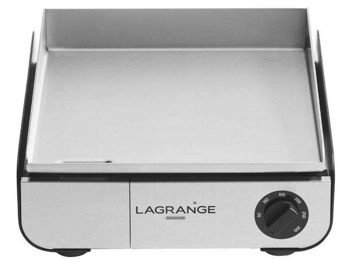 Plancha électrique 1750w plaque inox 35x40cm - Lagrange - 219201 - pro 35