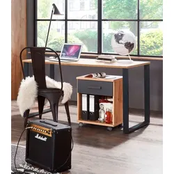 WIMEX Schreibtisch Liverpool Holzoptik Braun Eiche