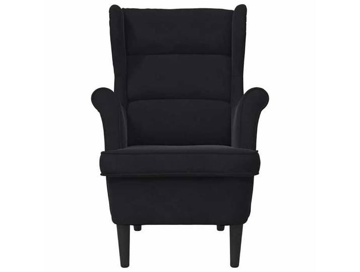 TOP 2026  Chaise Relax - 1 place Fauteuil - noir velours - 74x84x100 cm FF4790