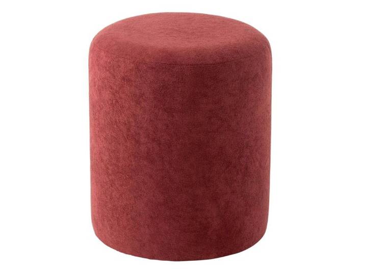 Pouf Cylindrique  Moon  41cm Bordeaux