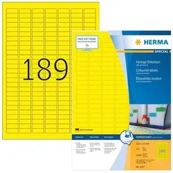 HERMA, Etiketten, Etiketten