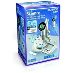 Canal Toys - So Science - Vision 1000 Videomikroskop mit integriertem Bildschirm, drehbarem Sockel
