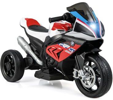 Costway 12V Licensed BMW Kids Motorcycle Ride-On Toy for 37-96 Months Old Kids-Red