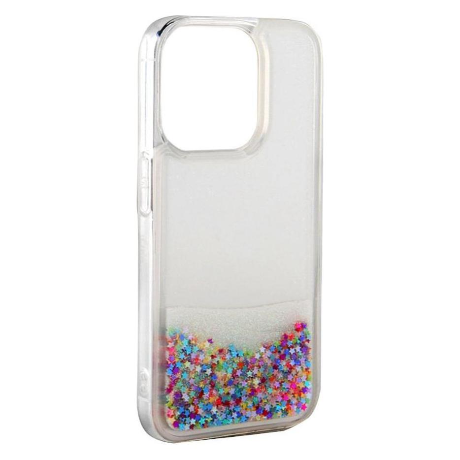 iLike iPhone 15 Silicone Case Water Glitter (Apple iPhone 15) (ILIAPP15SWGR)