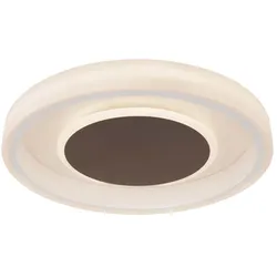 LED Deckenlampe CCT Dimmbar Fernbedienung Deckenleuchte, Kaltweiss 6500 Tageslicht, 40 Watt 2400 Lumen 3000-6500 Kelvin, DxH 50x9 cm