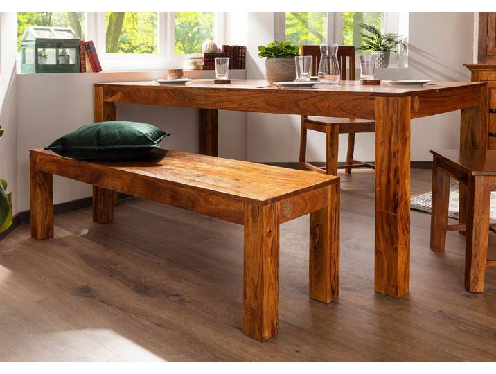 Banc 160x40 Acacia laqué Miel OXFORD #15