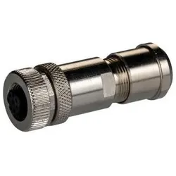 RS PRO M12 Rundsteckverbinder Buchse zur Kabelmontage, 8-polig 3A IP67, Elektronikkabel + Stecker