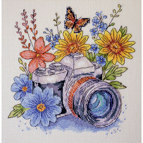 Stickbild "Urlaubs-Foto", 20 x 20 cm