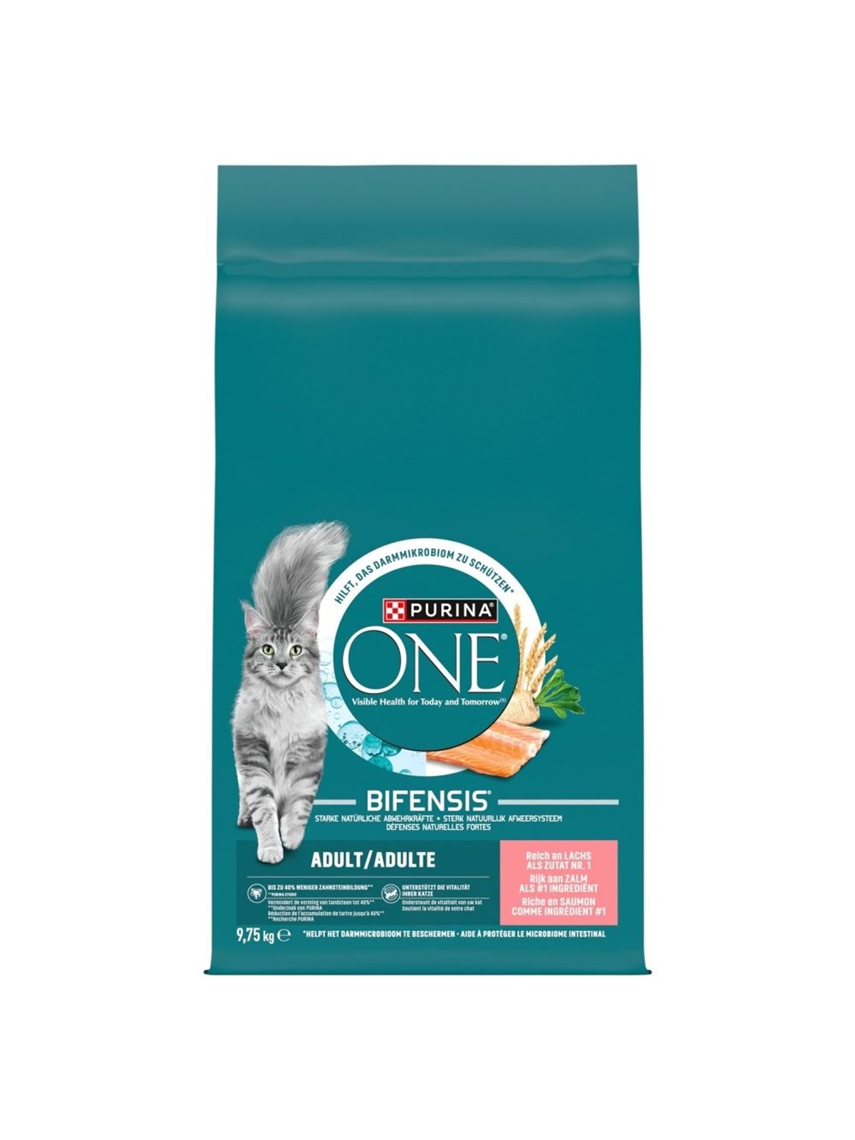 PURINA NESTLE One Adult Salmon - Trockenfutter für Katzen - 9,75kg