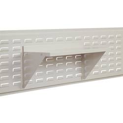 Manuflex SS8285 Ablage-Konsole für Schlitzplatte BxTxH 500 x 250 x 195 mm