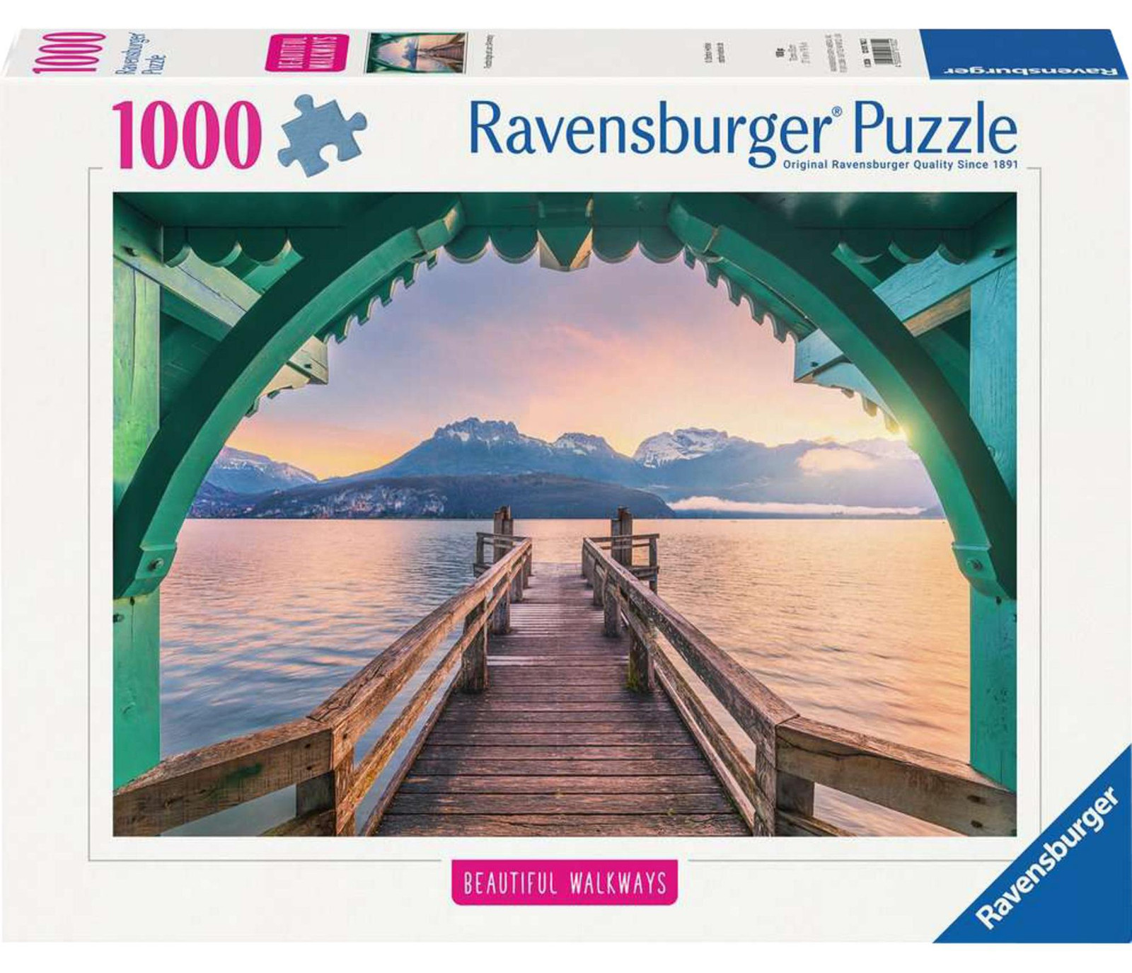 Ravensburger Puzzel Romantische brug bij het Lac d'Annecy