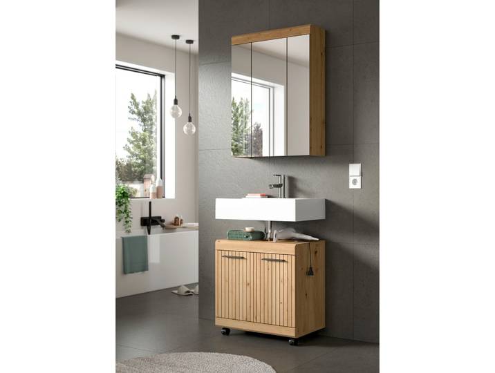 Badezimmer Scout Eiche Artisan 2-teilig
