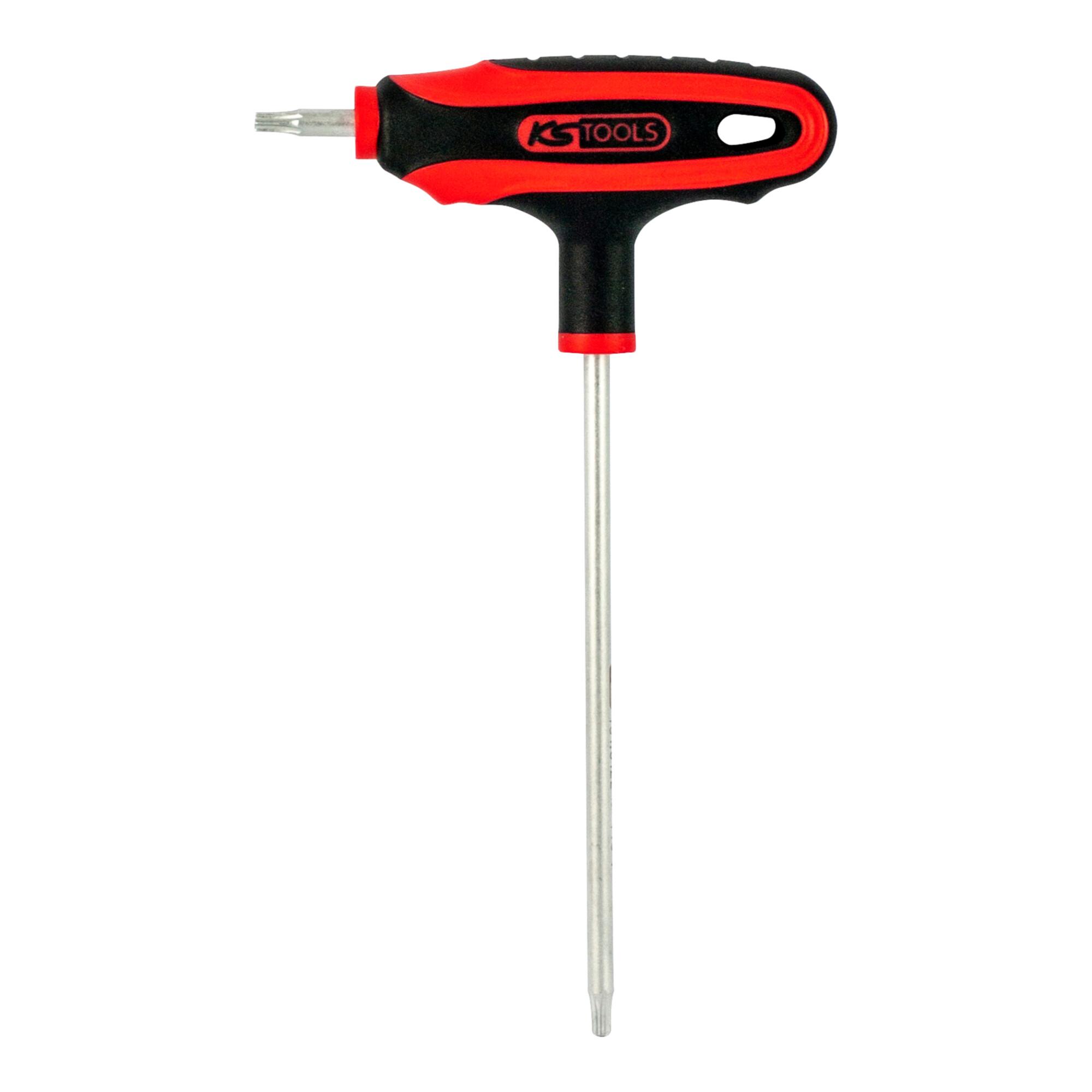 KS Tools ERGOTORQUEplus T-Griff-TX-Winkelstiftschlüssel,Bohrung, TB15 (151.8122)