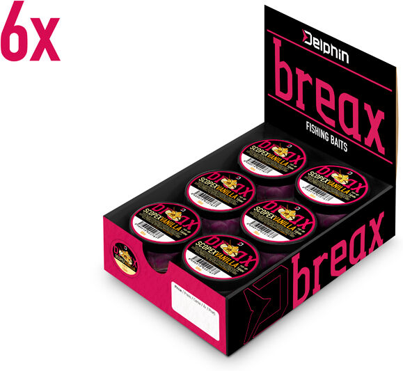 Appât Delphin BreaX POP 16mm/50g Scopex-vanille Gray, Lime, Black, Silver Scopex-vanille